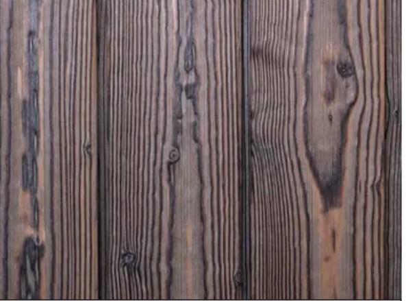 Graphite Grey+ charred timber finish