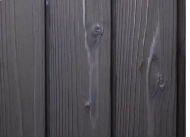 Platinum Grey charred timber finish