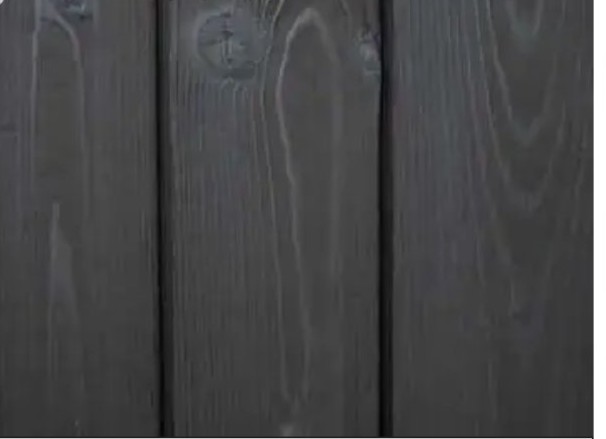Graphite Grey charred timber finish