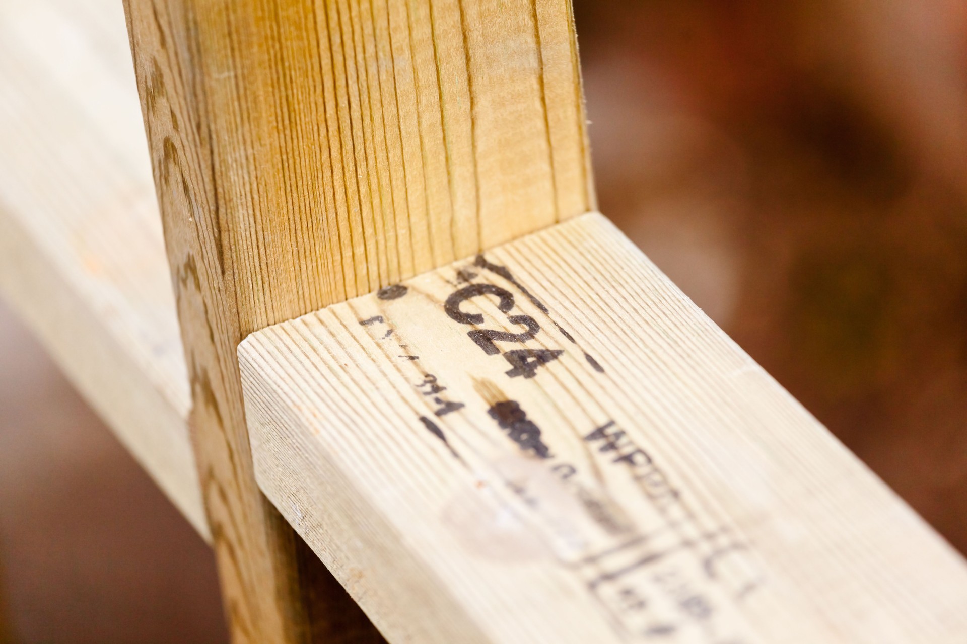 C24 Grade Timber Frame Stud Wall Construction