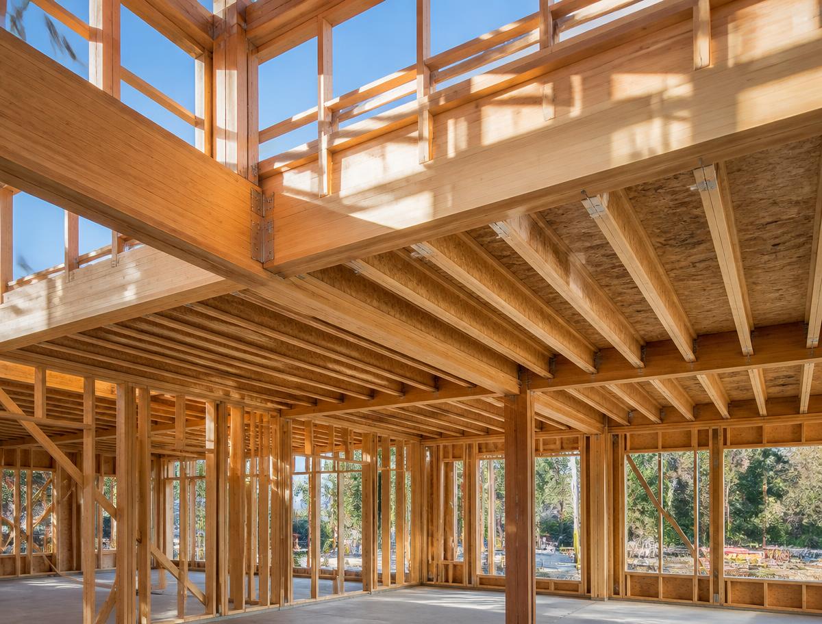 Engineered Wood — KVH, Glulam, I-Joists